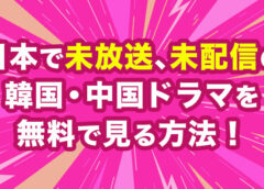 日本で未放送、未配信のドラマを無料で見る方法！